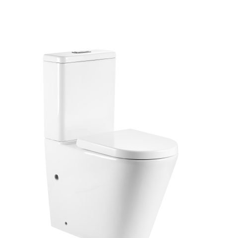 Eclipse Wall Faced Rimless Toilet Suite